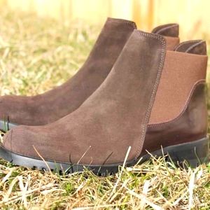 Designer Genuin Leather Booties